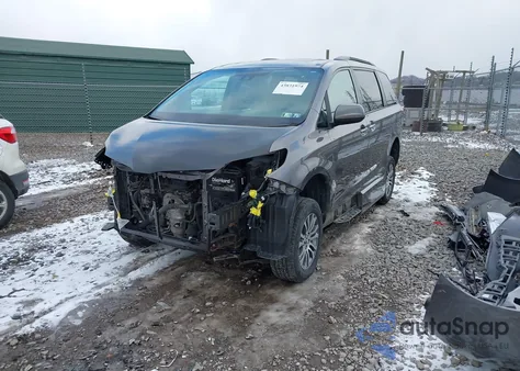 2020 Toyota Sienna Xle from USA, damaged, VIN 5TDYZ3DC6LS025615
